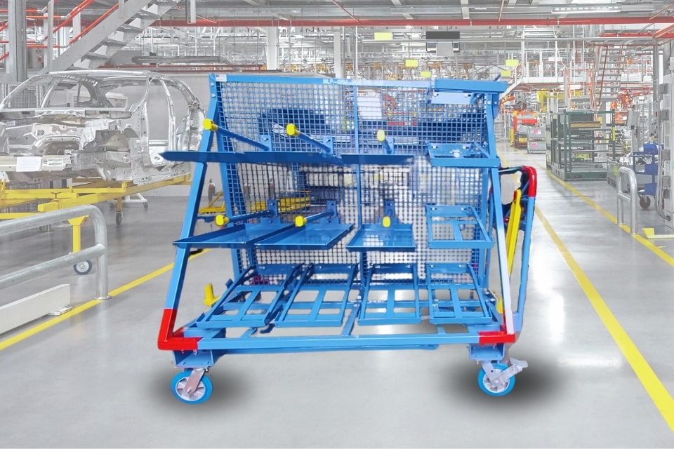 Como o carrinho de movimentação logística está fazendo a diferença na indústria automotiva