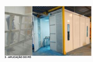  aplicação do pó